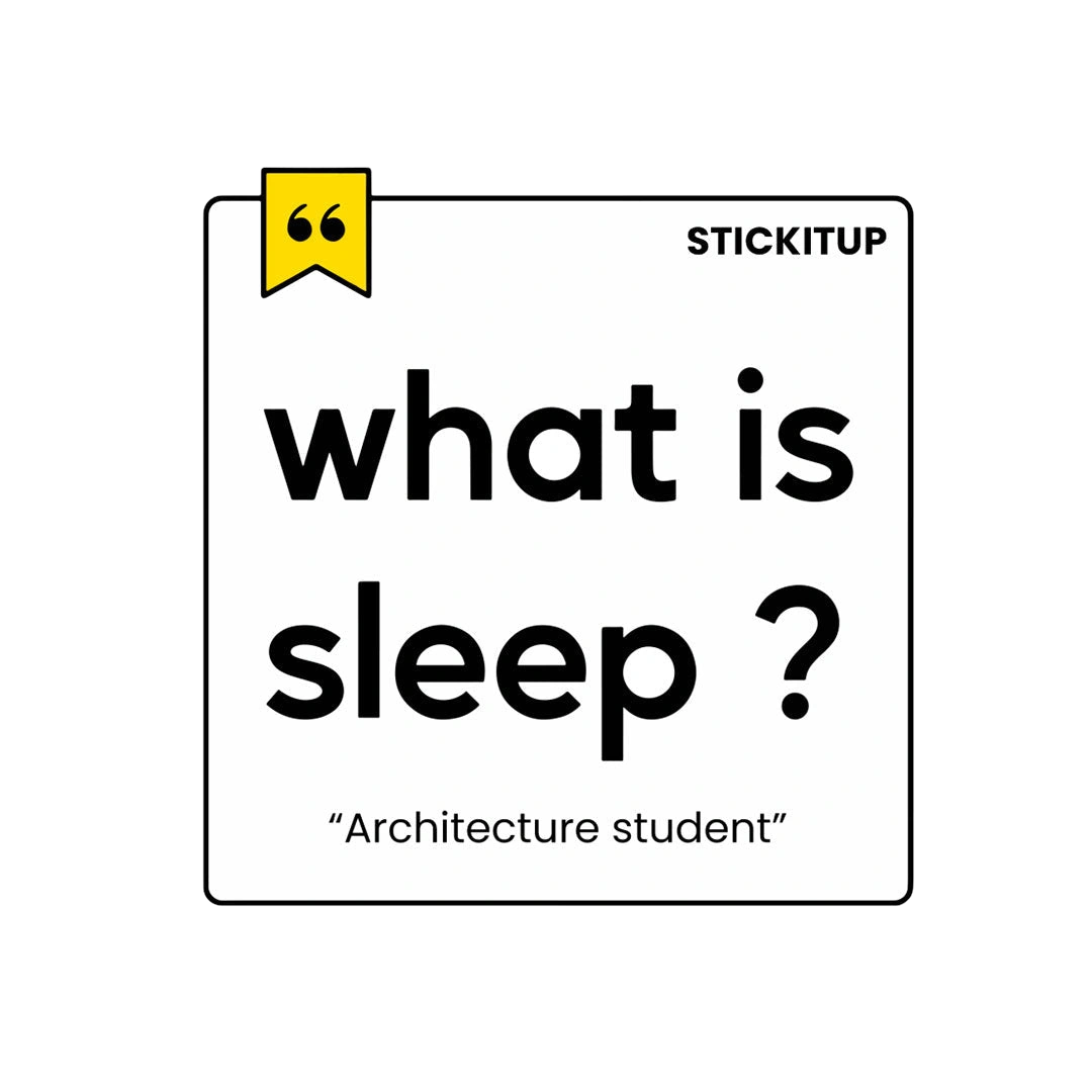 Architecture Student Sticker